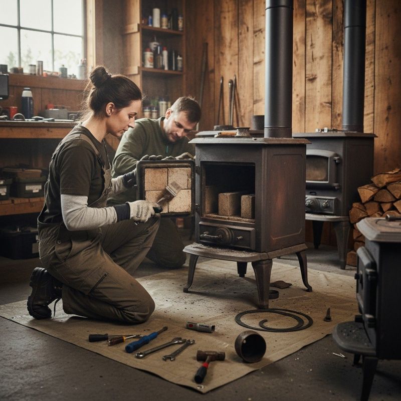 Local Wood Burning Stove Repair pros at work