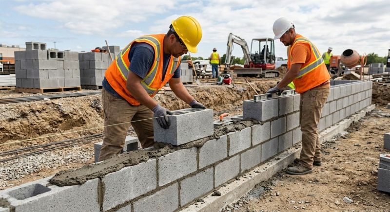 Block Foundation Installation in Nashua, NH