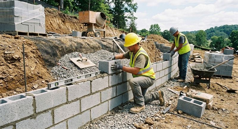 Block Wall Installation in Stamford, CT