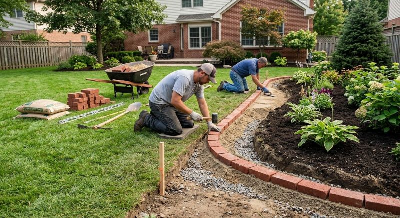 Brick Landscaping Installation in Fairfield County, CT